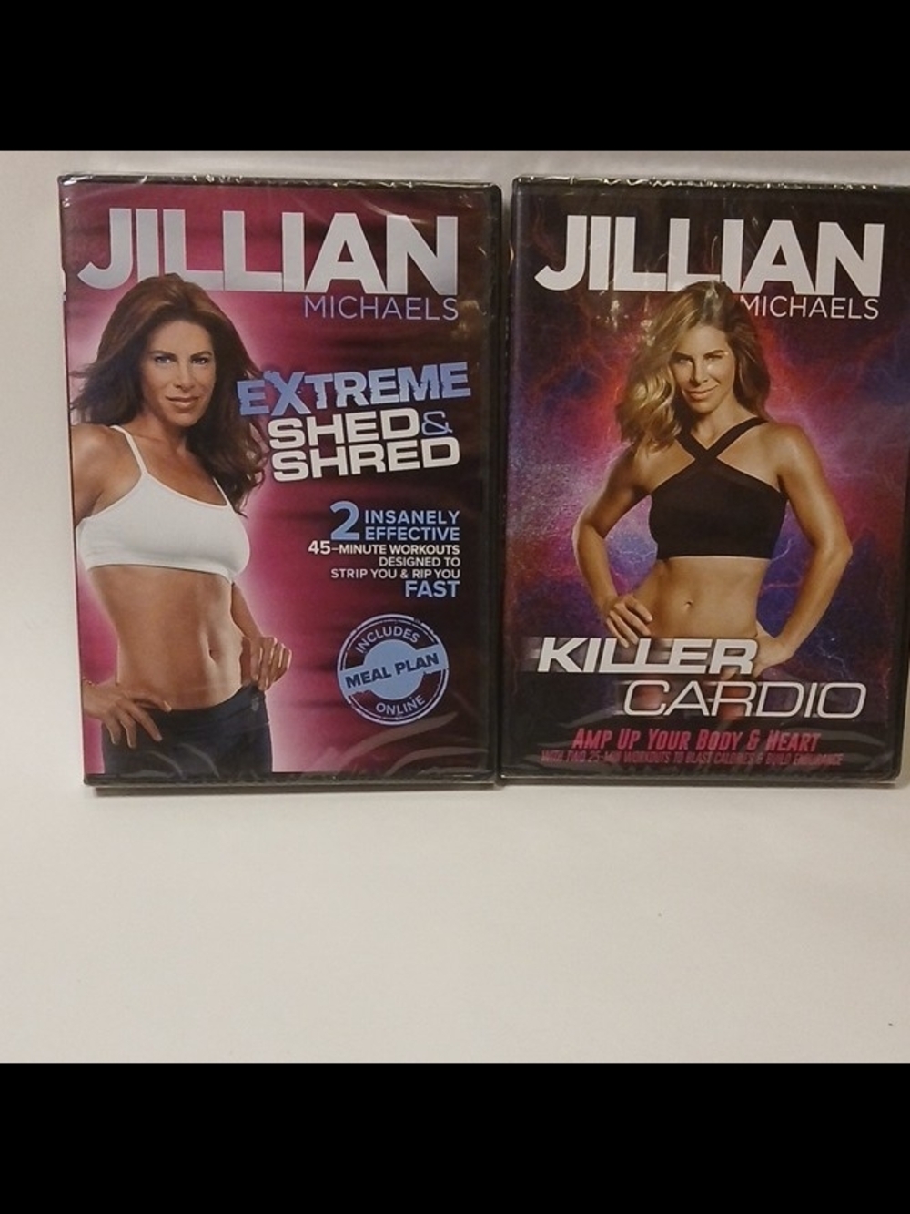 Jillian Michaels Workout DVDs - Extreme Shed & Shred And Killer Cardio